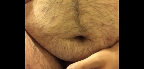  Chubby masturbates on toilet